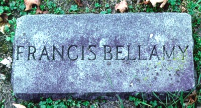 Francis Bellamy's Grave Marker